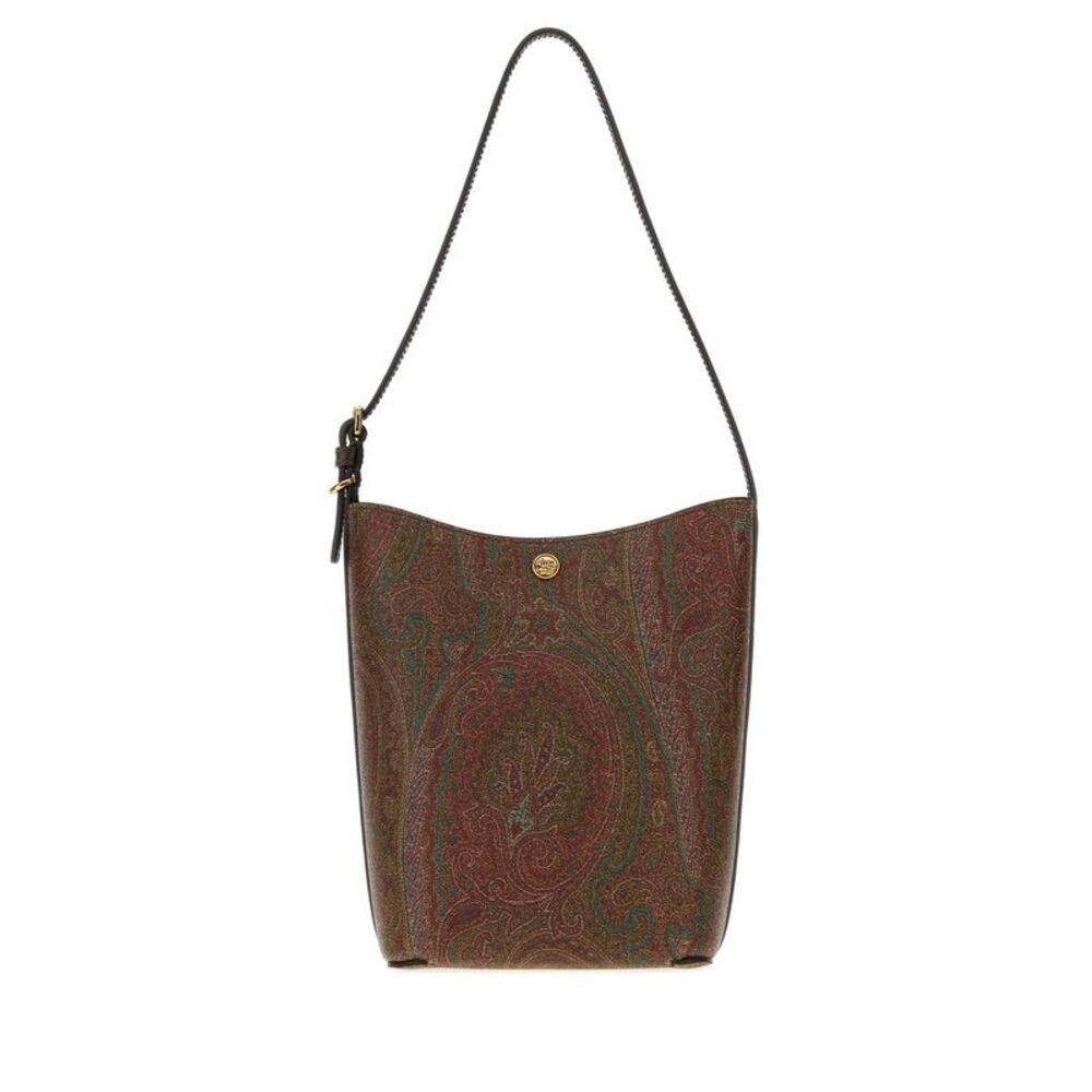 Etro Women Printed Canvas Shoulder Bag